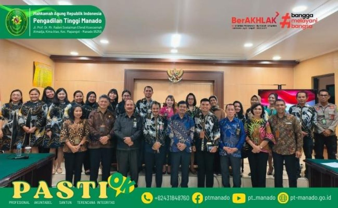 Pembinaan Bidang Teknis dan Administrasi Yudisial pada Pengadilan Negeri Amurang