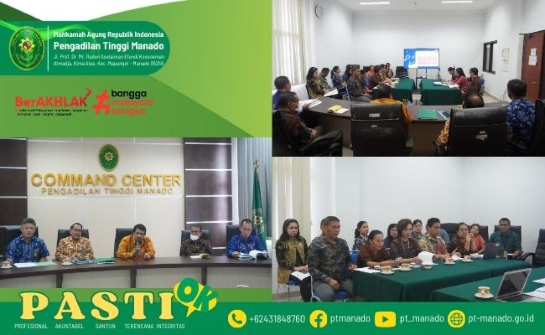 RAPAT PENYUSUNAN DOKUMEN SAKIP PENGADILAN TINGGI MANADO